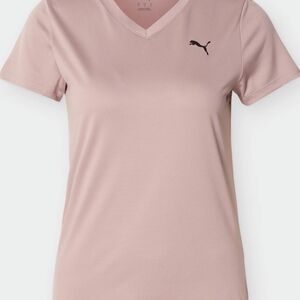 Puma Women's Pink V-Neck Top